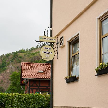 Hotel & Ferienwohnungen Bohlenblick Saalfeld Saale Exteriér fotografie